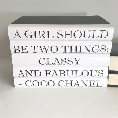 coco chanel decor books|coco chanel quotes book.